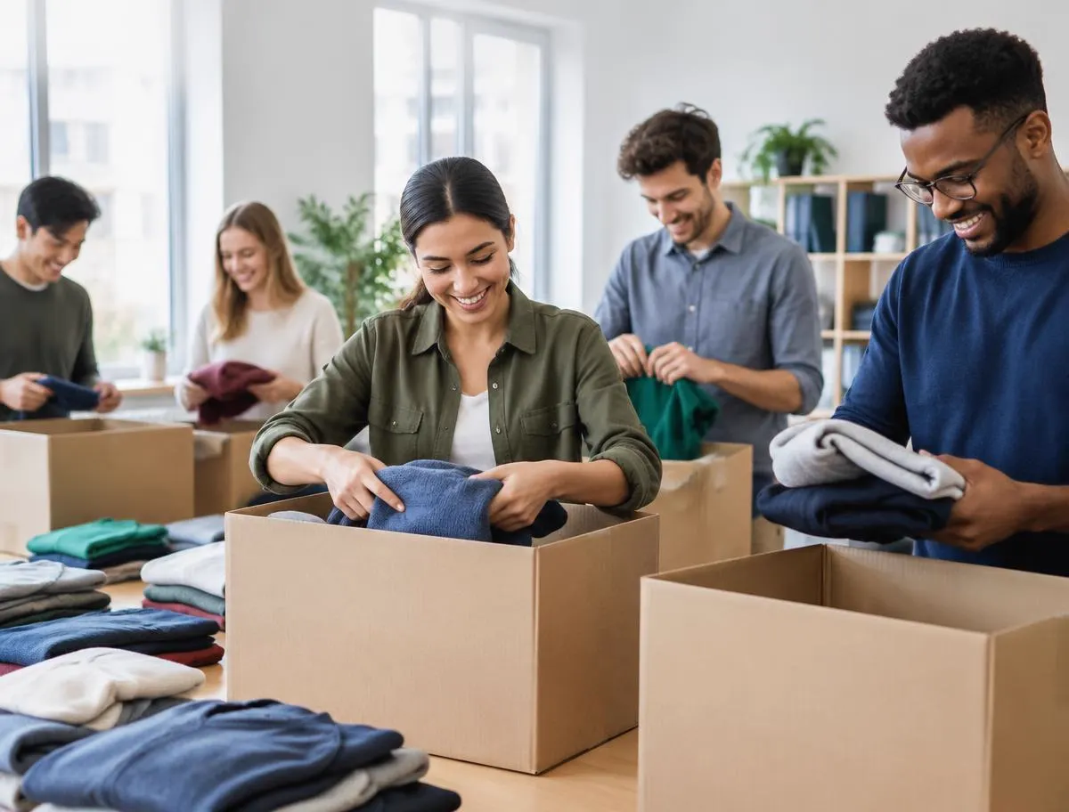 Community Partnerships & Clothing Drives